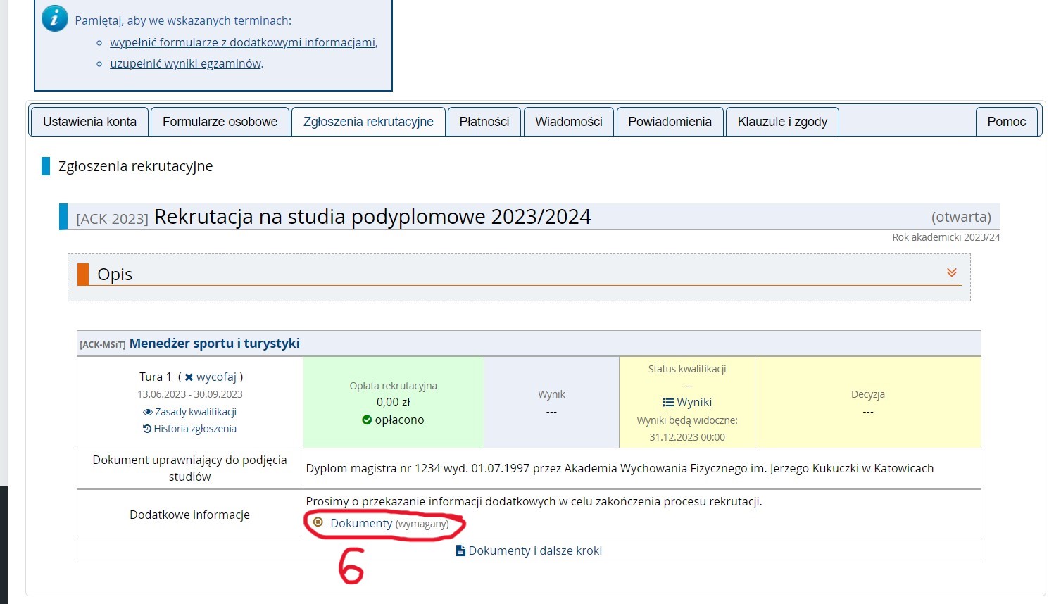 Zdjęcie przedstawiające sposób zapisania się na studia podyplomowe