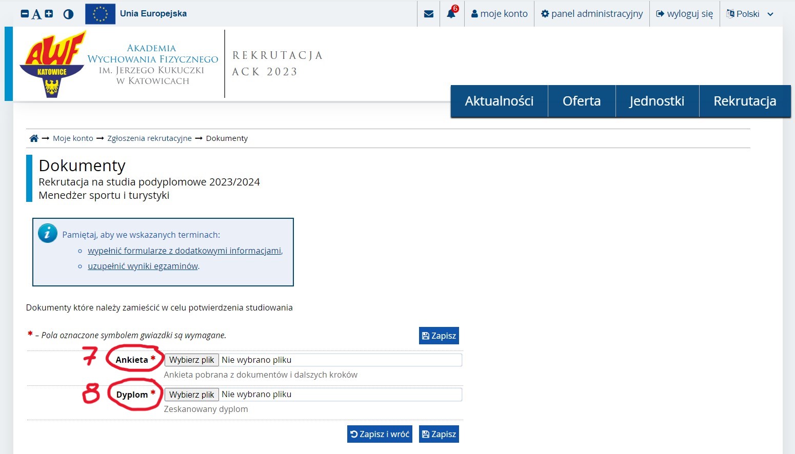 Zdjęcie przedstawiające sposób zapisania się na studia podyplomowe