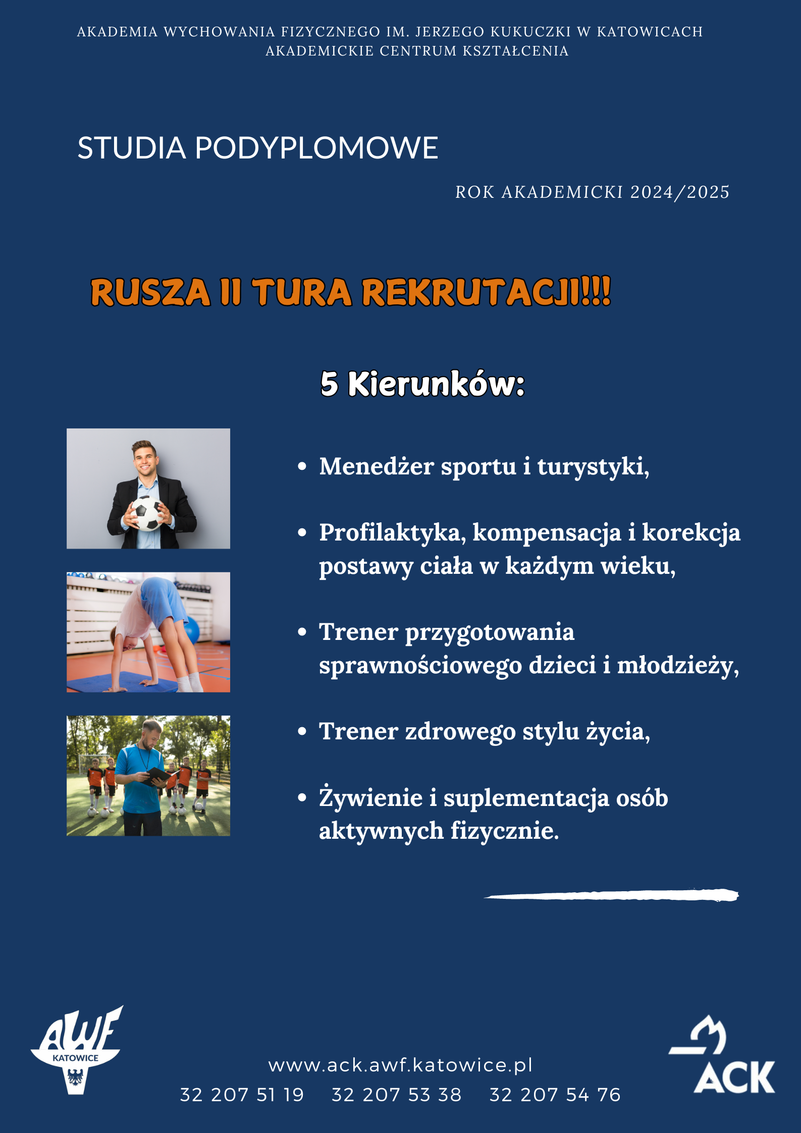 Plakat rekrutacyjny na studia