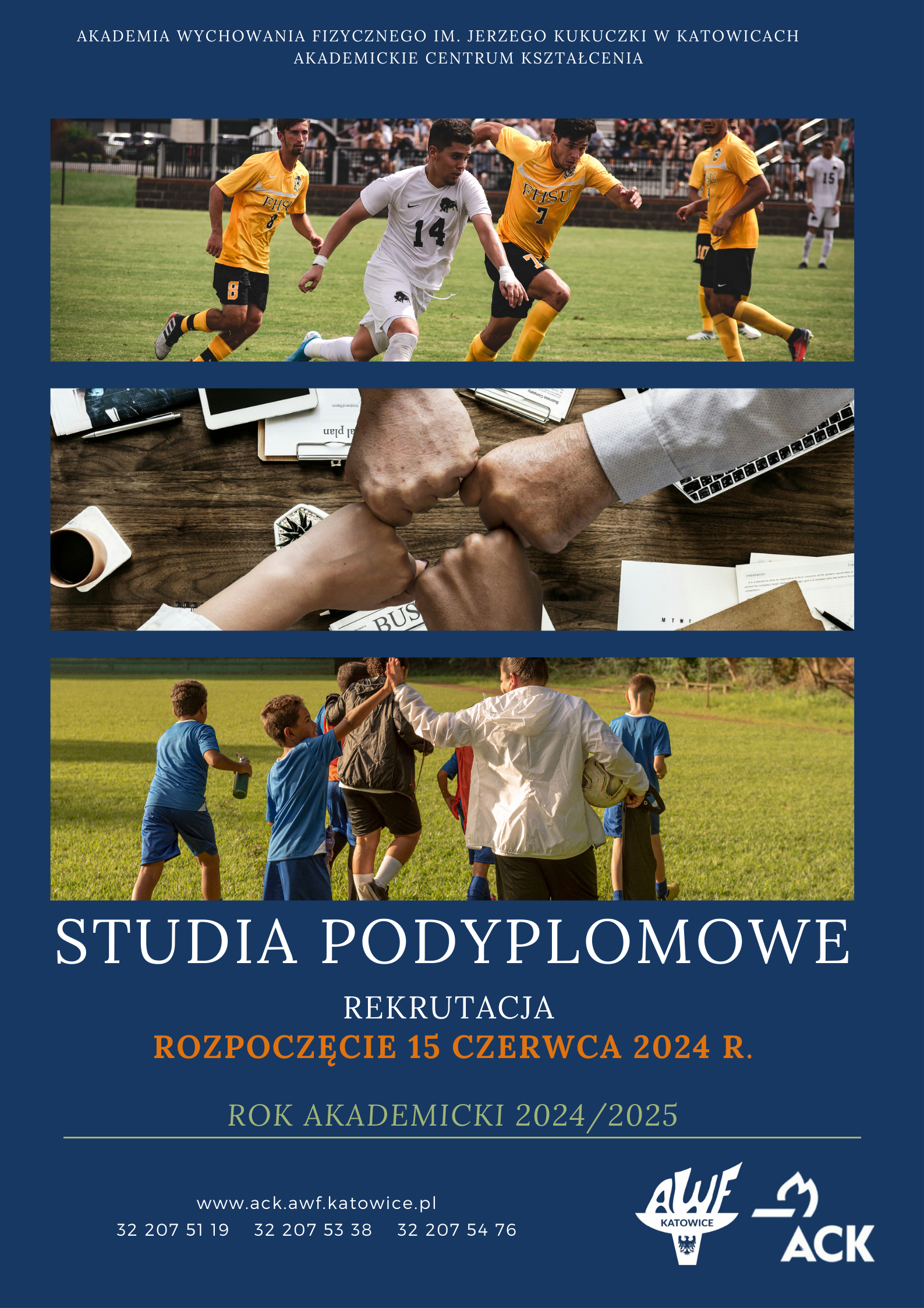 Plakat na studia podyplomowe
